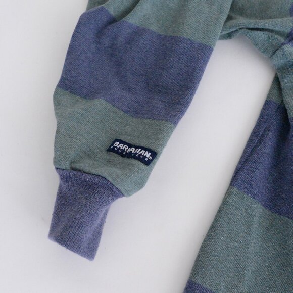 Striped Green and Blue Polo Shirt - Picture 7 of 10